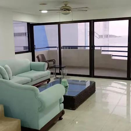 De 3 Alcobas H-8mr Cerca Al Mar Con Piscina Aire Acondicionado Y Wifi Apartamento